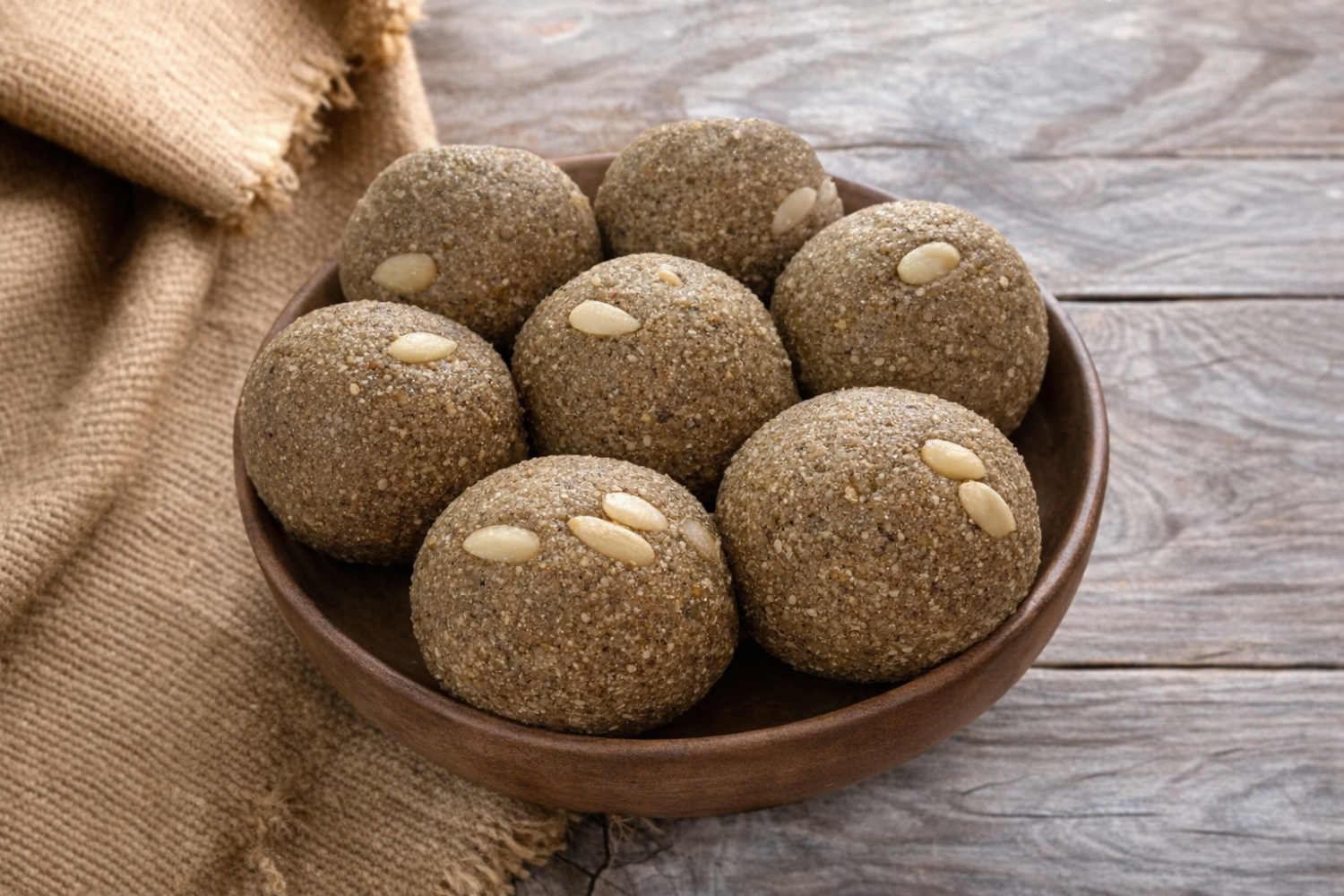 Dry Fruits Jonna Laddu