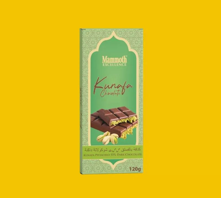 Kunafa Chocolate with Pistachio Paste